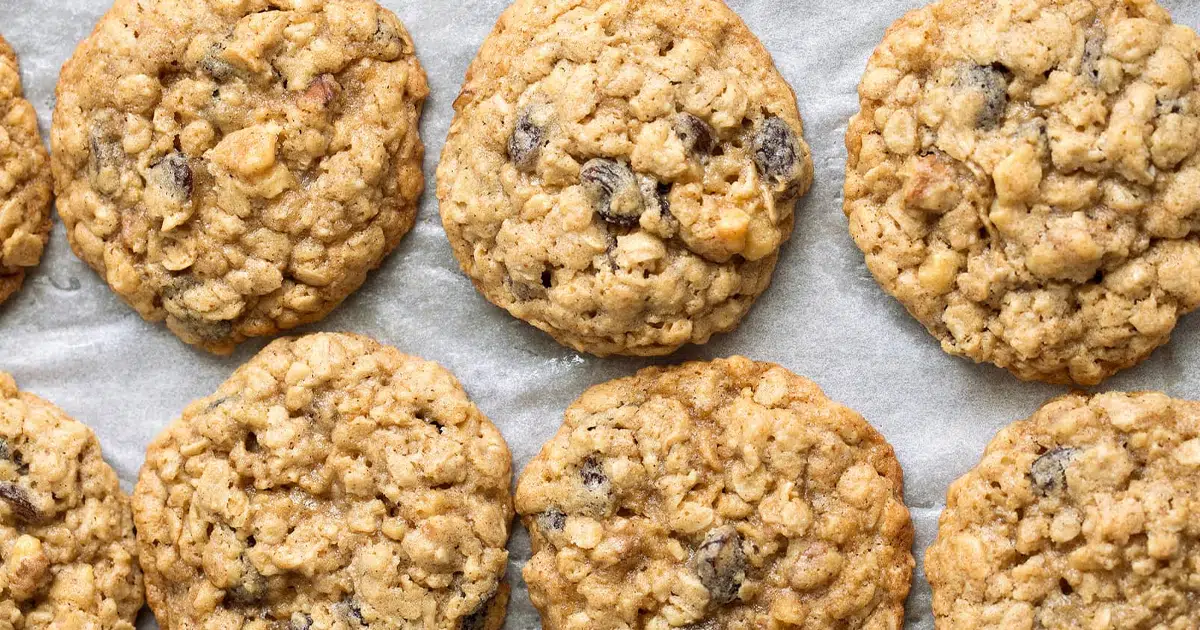 Biscoitos de Aveia com Passas