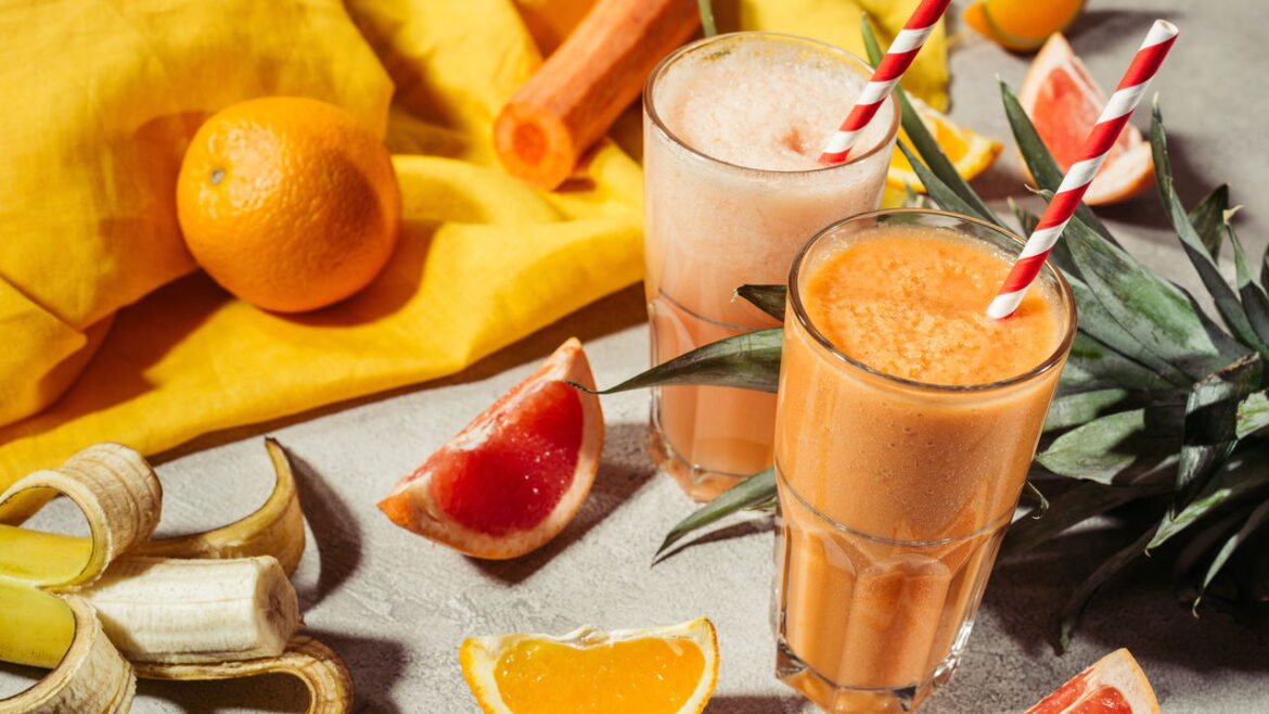 Suco de Laranja, Cenoura e Gengibre