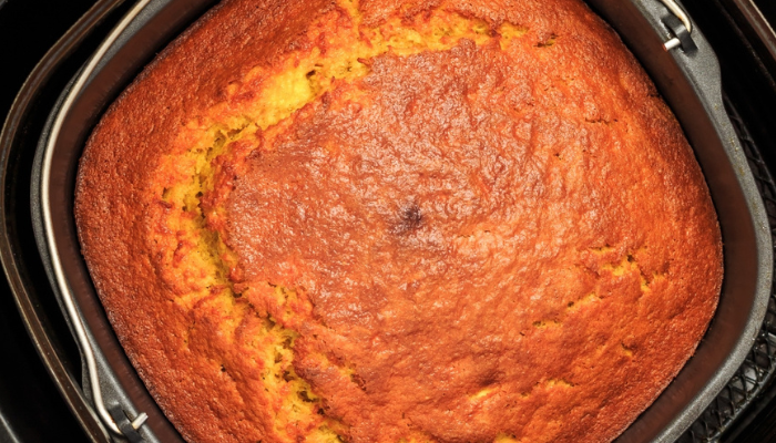 Bolo de Laranja Simples e Rápido na Airfryer