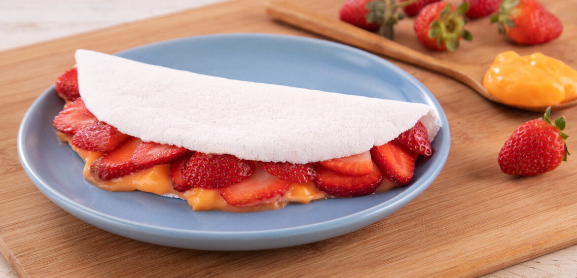 Tapioca de Morango
