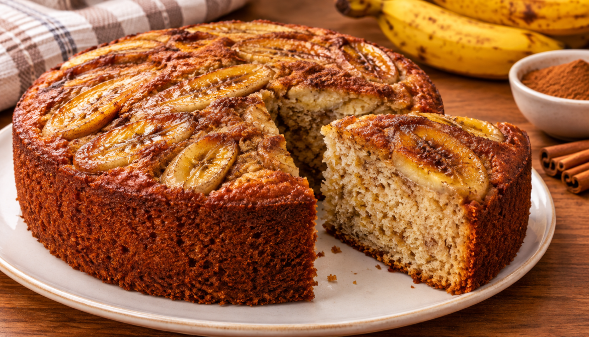 Bolo de Banana Fofinho